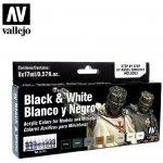 Vallejo Model Color Set 70151 Black and White by Angel Giraldez 8x17 ml – Zboží Živě