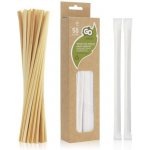 Moje Party brčka ze slámy přírodní ECO 20 cm 50 ks – Hledejceny.cz