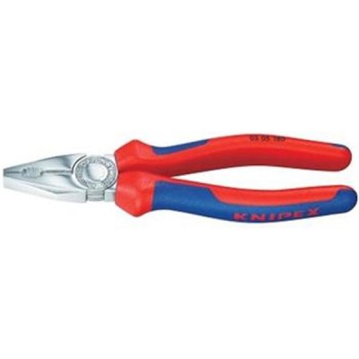 Knipex 03 05 140 - Kleště kombinované 140mm, chromované, BI-plast rukojeti, DIN ISO 5746 – Zbozi.Blesk.cz