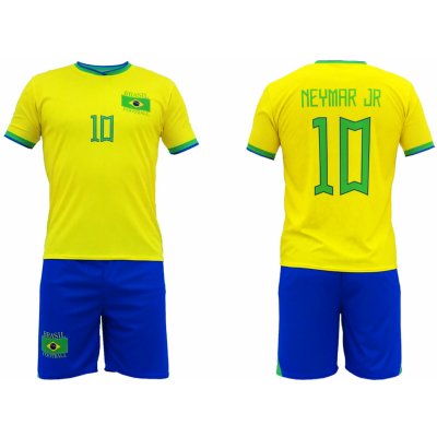 ShopJK Neymar JR Brazílie dětský fotbalový dres komplet – Zboží Mobilmania