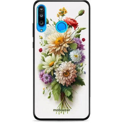 Pouzdro Mobiwear Glossy Huawei P30 Lite - G016G Luční kytice – Zboží Mobilmania