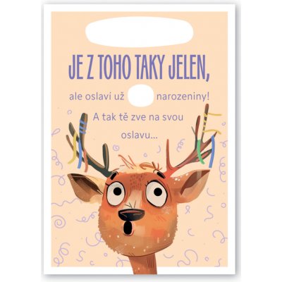Albi Pozvánky na oslavu Jsem z toho jelen 6 ks – Zboží Mobilmania