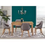 Rauman Jídelní stůl Tiago II, dub kraft / bílá – Zboží Dáma