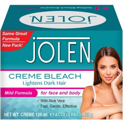 Jolen Creme Bleach Mild zesvětlovač chloupků pro citlivou pokožku 125 ml – Hledejceny.cz