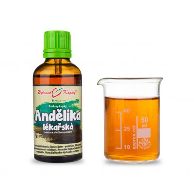 Bylinné kapky Andělika lékařská tinktura 50 ml