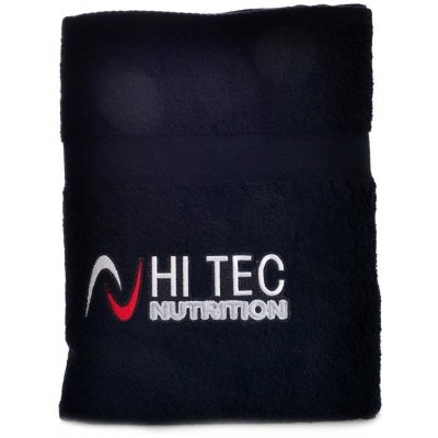 HiTec Nutrition Osuška černá s logem Hitec nutrition 140 x 70 cm – Zboží Mobilmania