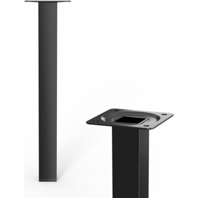Walteco Nábytková noha hranatá 25x25x250 mm černá 50150 – Zboží Mobilmania