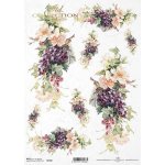 Itd. Collection Rýžový papír Květiny a hroznové víno A4 – Hledejceny.cz