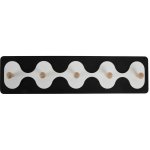 PT LIVING Rizar nástěnný věšák černá 48 x 11,5 x 4,5 cm – Hledejceny.cz