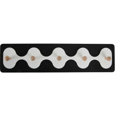 PT LIVING Rizar nástěnný věšák černá 48 x 11,5 x 4,5 cm – Hledejceny.cz