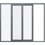 DOMO-OKNA Smart-Slide antracit 200 x 220 cm – Hledejceny.cz