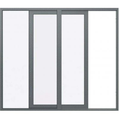 DOMO-OKNA Smart-Slide antracit 200 x 220 cm – Hledejceny.cz