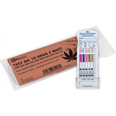 Alfa Scientific test na marihuanu THC z moči 10 ks – Zboží Dáma