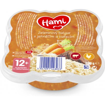 Hami Zeleninový bul g ur s jehněčím a kuřecím masem 12+ 230 g