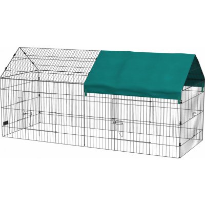 PawHut Volný výběh pro malá zvířata 220 x 85 x 103 cm zelený – Sleviste.cz