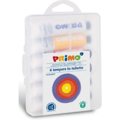 Primo temperové barvy v plastovém boxu 6x18ml