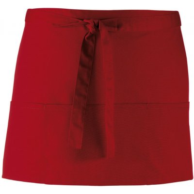 Premier Zástěra Colours PR 155 do pasu s kapsou krátká COT39015537099-burgundy – Hledejceny.cz