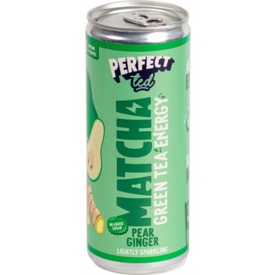 PerfecTed Healthy Matcha Energy Drink hruška a zázvor 250 ml – Zboží Dáma