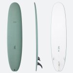 OLAIAN Surf longboard 900 Epoxy Soft 8'4" se 3 ploutvičkami – Zboží Dáma