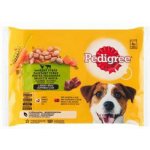 Pedigree Adult kuřecí & zelenina a hovězí & zelenina 4 x 100 g – Hledejceny.cz