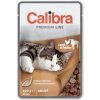 Calibra Premium cat Adult Jahňa & hydina v omáčke 24 x 100 g