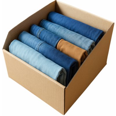 Karton Pak Úložné boxy na oblečení, organizéry do skříně Eko Karton 30 x 30 cm – Zboží Dáma