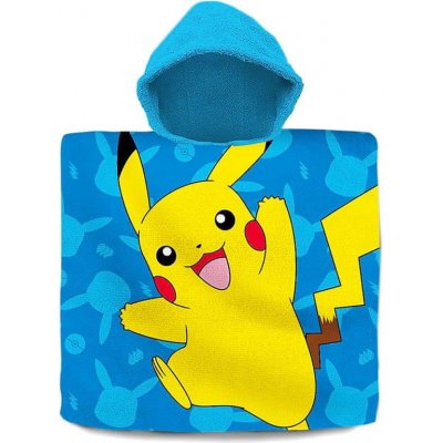 Euroswan Pončo Pokémon s kapucí 60 x 120 cm – Sleviste.cz