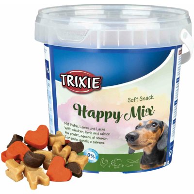 Trixie Soft Snack Happy MIX kuře, jehněčí, losos, 500 g – Sleviste.cz