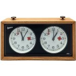 GAMBIT Publications Původní dřevěné šachové hodiny Prim Gambit světlé – Sleviste.cz