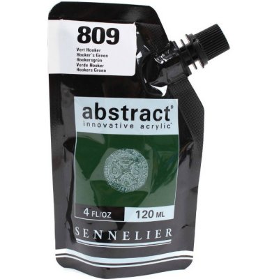 Sennelier Akrylová barva Abstract 120ml Hooker's Green 809 jedlová zeleň – Hledejceny.cz