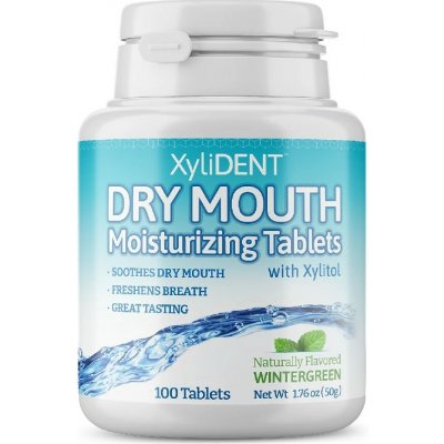 XyliDENT zvlhčující pastilky wintergreen 100 ks – Sleviste.cz