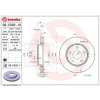 Brzdový kotouč BREMBO Brzdový kotouč 09.C003.11