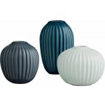 Sada mini váz HAMMERSHOI Kähler 3 ks zelená/modrá/indigo – Sleviste.cz