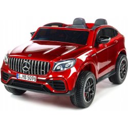 Elektrické vozítko Daimex elektrické autíčko Mercedes AMG GLC 63 S 4x4 dvoumístné plná výbava lakované vínová