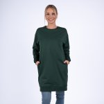 Moniel kojící mikina dlouhá Basic Dark Green – Zboží Dáma