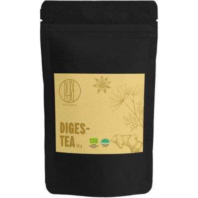 BrainMax Pure DIGES TEA čaj pro dobré trávení Bio 50 g – Zbozi.Blesk.cz