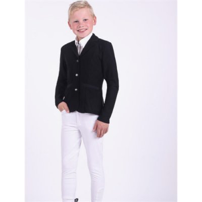 QHP Dětské jezdecké sako Mesh Junior černé černé – Zboží Dáma