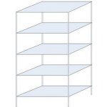 Regál Tauret 200 x 100 x 60 cm 5 polic – Zboží Mobilmania