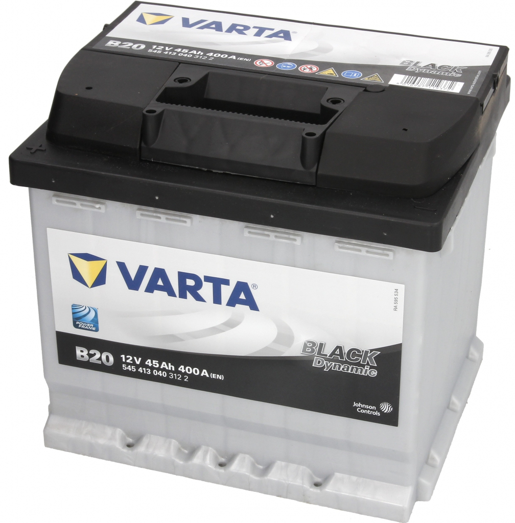 Varta Black Dynamic 12V 45Ah 400A 545 413 040 od 1 288 Kč - Heureka.cz