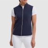 Dámská vesta Footjoy Essential Full-Zip Vest modrá