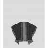 Dámský svetr a pulovr Karl Lagerfeld K/ESSENTIAL PONCHO šedá