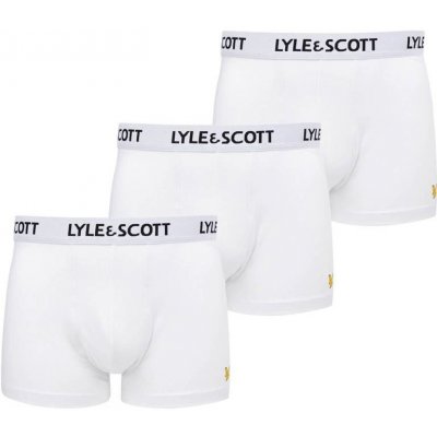 Lyle & Scott sada 3 kusů boxerek Barclay LSUWTC001 bílá