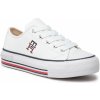 Dětské tenisky Tommy Hilfiger Low Cut Lace Up Sneaker T3A9-32287-1355 bílá
