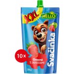 Hello XXL ovocná kapsička s Jahodami 10 x 200 g – Zboží Dáma