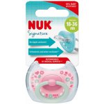 Nuk silikon Signature Srdíčka/růžová – Zboží Dáma