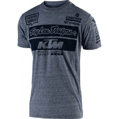 TROY LEE DESIGNS KTM Team 2019 triko charcoal