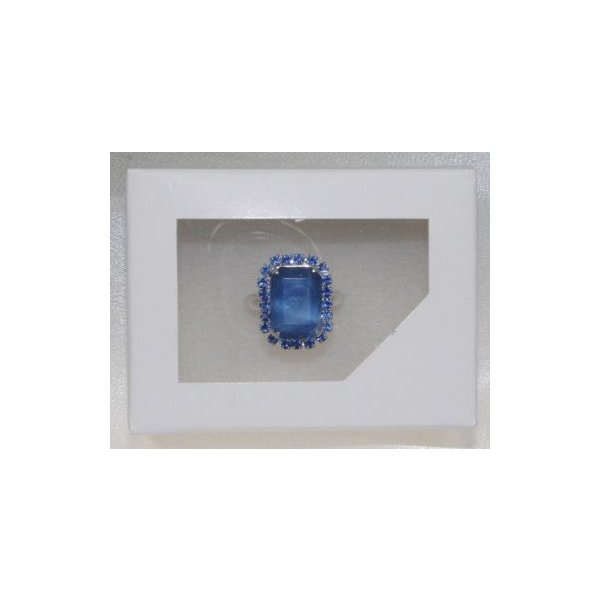 Prsten Dárky pro ženy Prsteny dárkově 5810-0003-MS03+E21 Berlínská modř safír