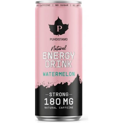 Puhdistamo Natural Energy Drink Strong Watermelon 330 ml – Hledejceny.cz