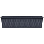 PROSPERPLAST Truhlík s miskou RATOLLA CASE 68,5x17,3 cm antracit – Zboží Dáma