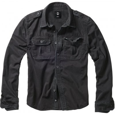 Brandit Vintage košile dlouhý rukáv black – Zboží Dáma